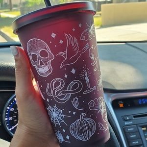 Extremely Rare Starbucks Crow & Skull Cold Cup